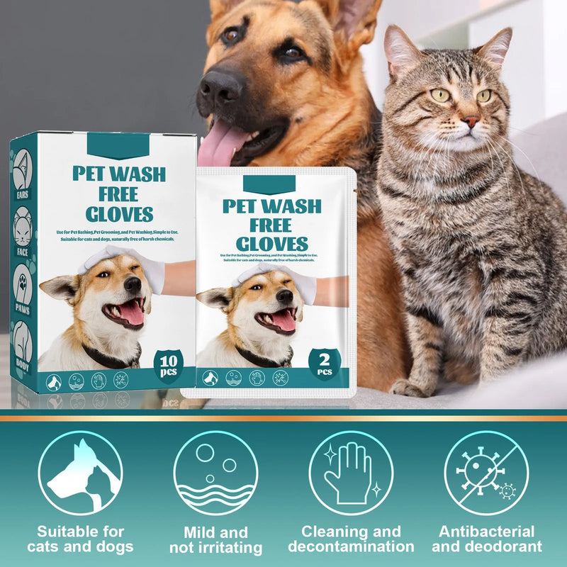 Luva umedecida - BANHO A SECO PARA CÃES E GATOS Sucesso Ativo Enviar Título